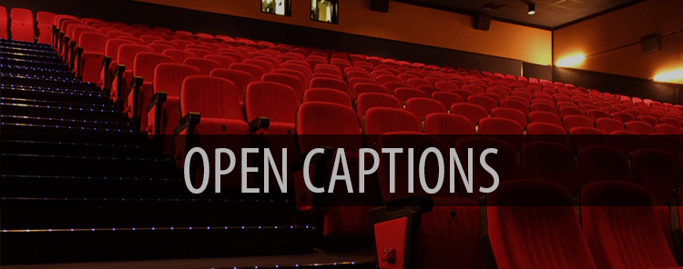open caption